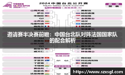 邀请赛半决赛前瞻：中国台北队对阵法国国家队的配合解析